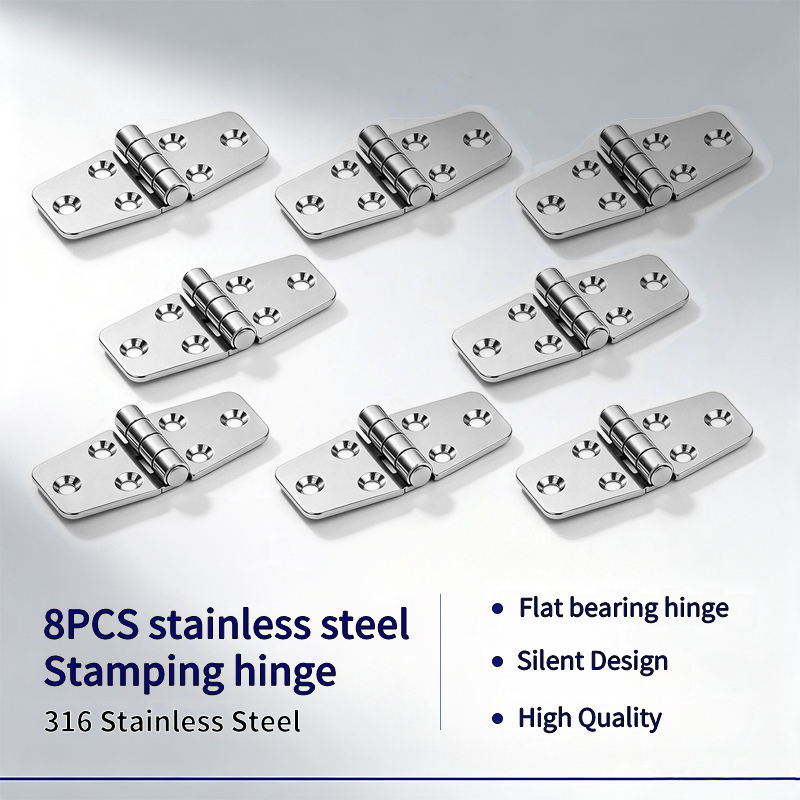 Furniture Hardware Fitting - Alastin 8Pcs Door Hinges Marine Grade