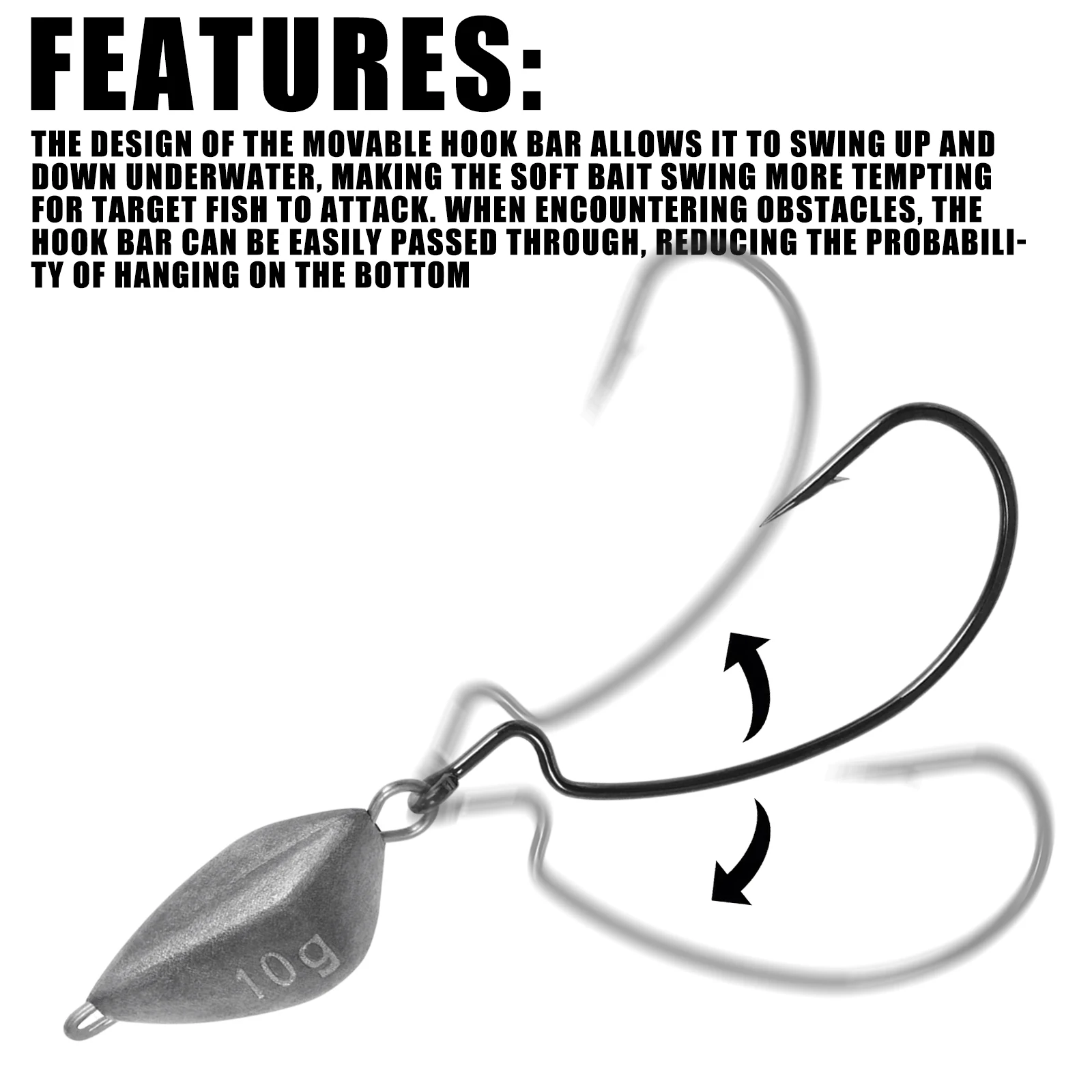 5pcs Jig Head Fishing Weight,  - Furniture Hardware Jig recension och pris