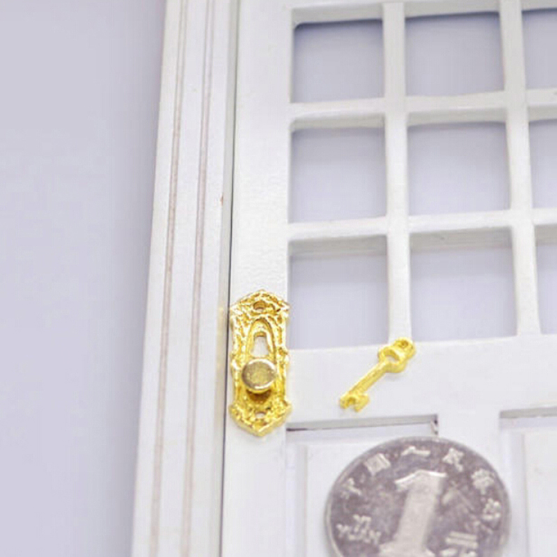 1:12 4PCS Metal Door Knocker S - Furniture Hardware Fitting recension och pris
