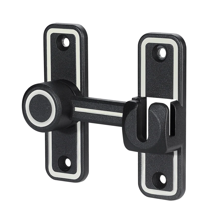 Black Luminous Barn Door Latch - Furniture Hardware Fitting recension och pris